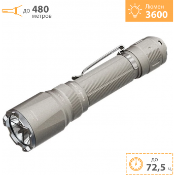 Фонарь тактический FENIX TK21R светло-серый хаки